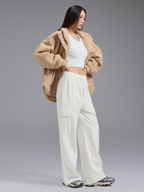 シェルパ ハイネック オーバーフィット ジャケット