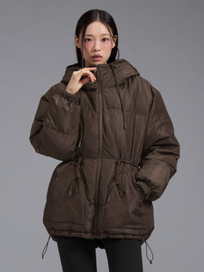 シェルパ 中綿入り リバーシブル フード付き ジャンパー