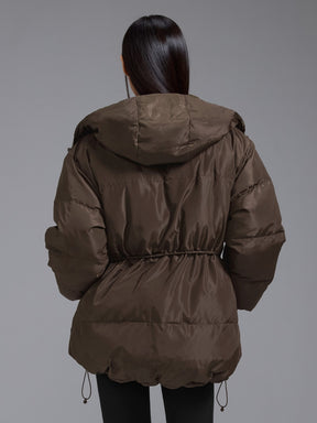 シェルパ 中綿入り リバーシブル フード付き ジャンパー