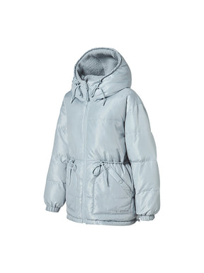 シェルパ 中綿入り リバーシブル フード付き ジャンパー