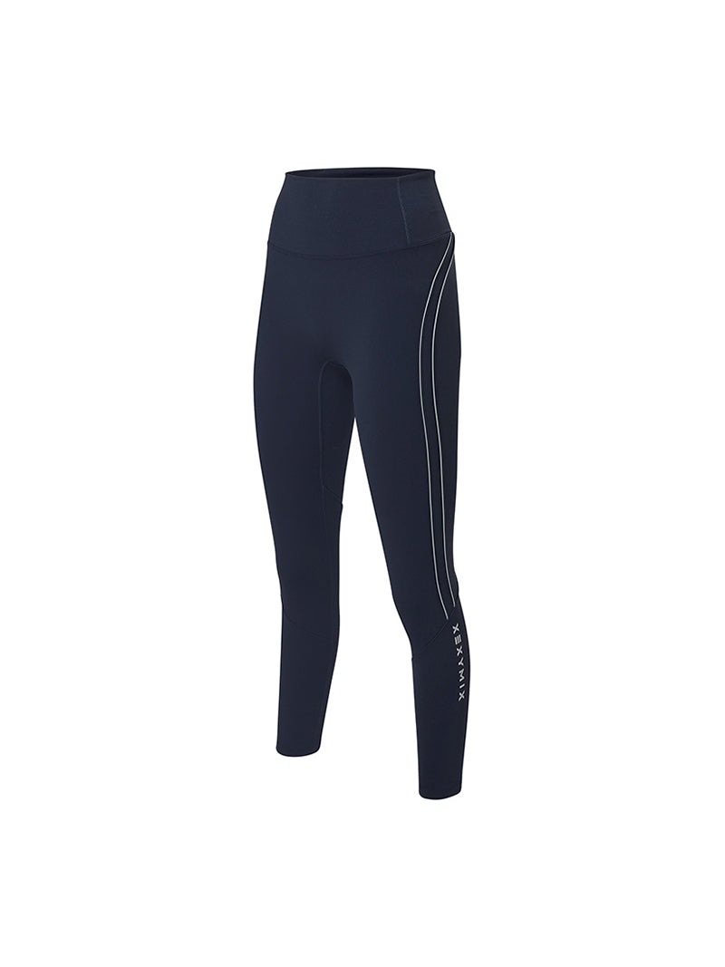 RX BLACK LABEL シグネチャー 360N 裏起毛 ダブルパイピング レギンス