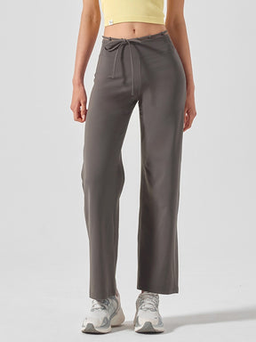 BLACK LABEL シグネチャー パワーライズ 裏起毛 ドローコード ワイドレギンス