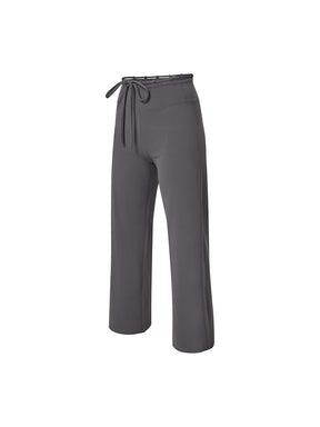 BLACK LABEL シグネチャー パワーライズ 裏起毛 ドローコード ワイドレギンス