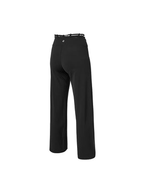 BLACK LABEL シグネチャー パワーライズ 裏起毛 ドローコード ワイドレギンス