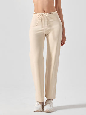 BLACK LABEL シグネチャー パワーライズ 裏起毛 ドローコード ワイドレギンス