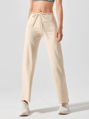 BLACK LABEL シグネチャー パワーライズ 裏起毛 ドローコード ワイドレギンス