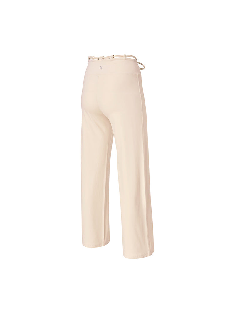 BLACK LABEL シグネチャー パワーライズ 裏起毛 ドローコード ワイドレギンス