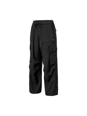 【裏起毛】ウォーム ウーブン カーゴ ワイドパンツ