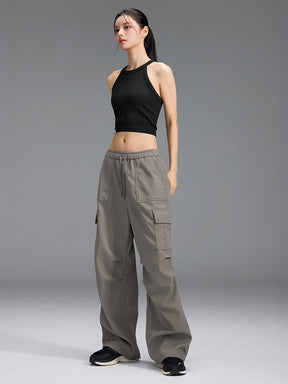 【裏起毛】ウォーム ウーブン カーゴ ワイドパンツ