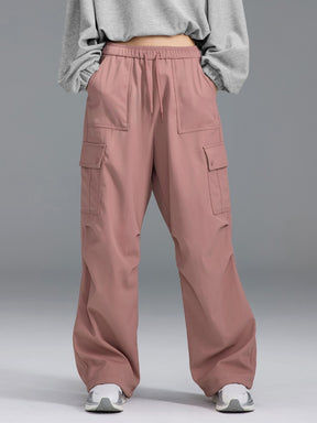 【裏起毛】ウォーム ウーブン カーゴ ワイドパンツ