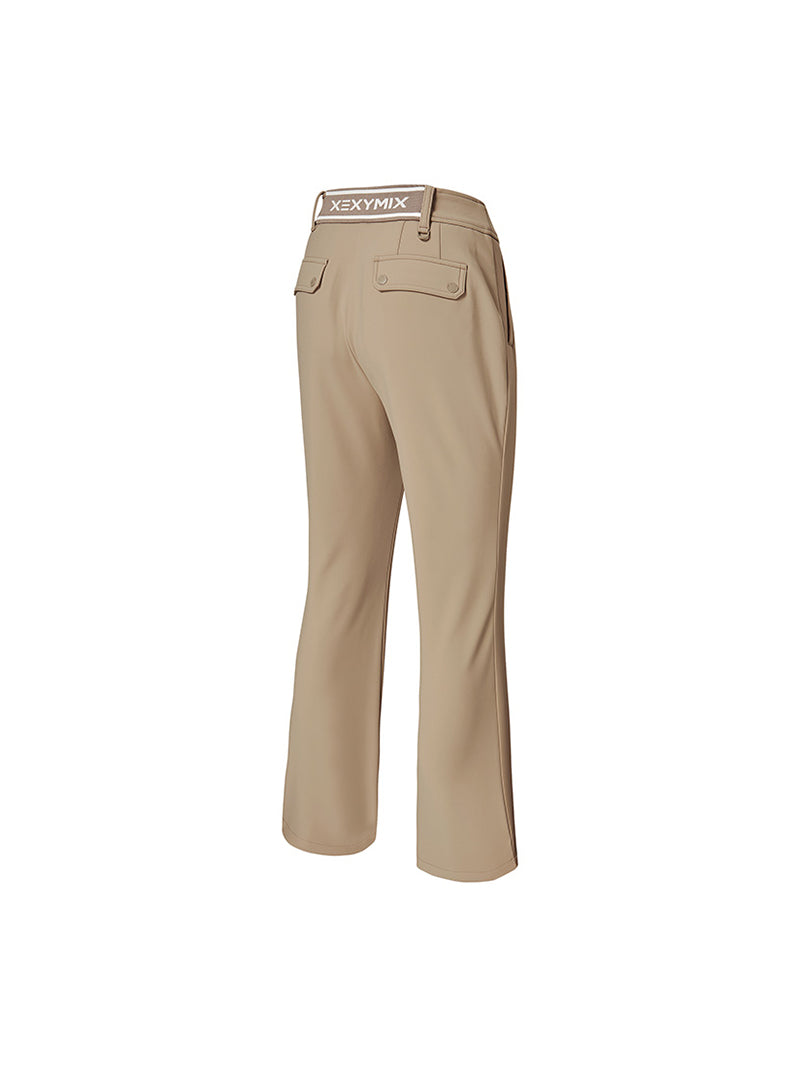 中綿入り フレアパンツ