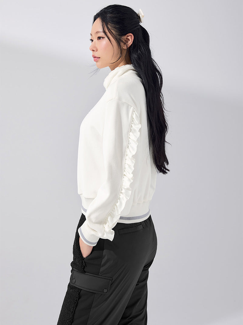 ブークレ 中綿 ミックス ジョガーパンツ