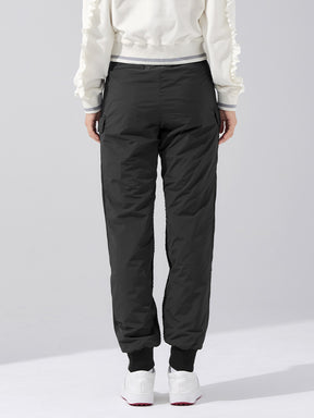 ブークレ 中綿 ミックス ジョガーパンツ