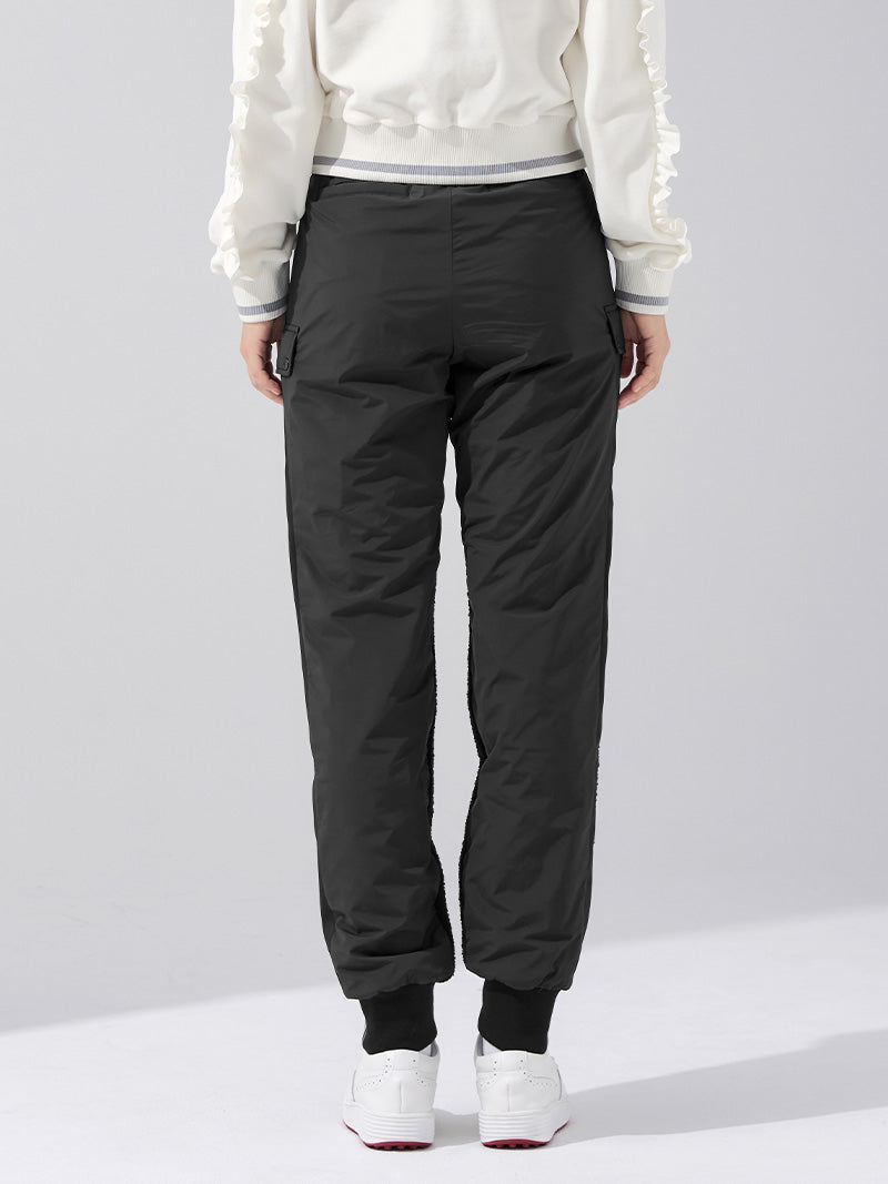 ブークレ 中綿 ミックス ジョガーパンツ