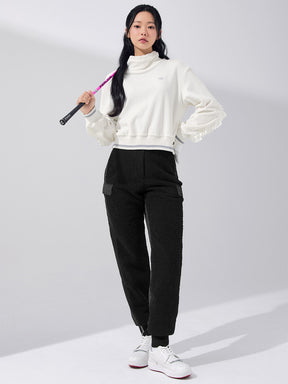 ブークレ 中綿 ミックス ジョガーパンツ