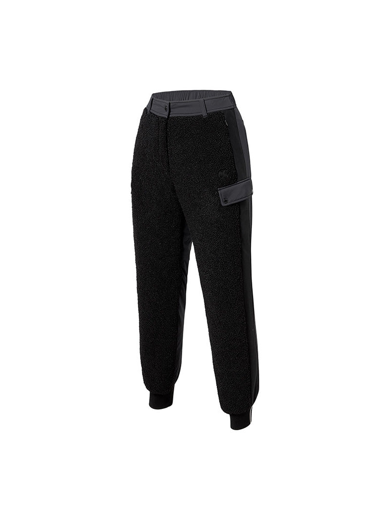 ブークレ 中綿 ミックス ジョガーパンツ