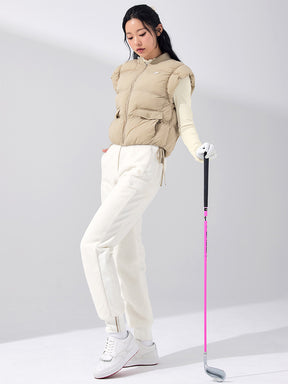 ブークレ 中綿 ミックス ジョガーパンツ