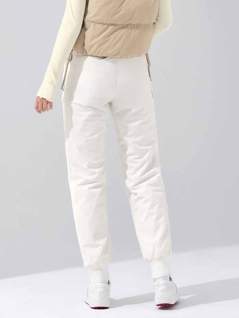 ブークレ 中綿 ミックス ジョガーパンツ