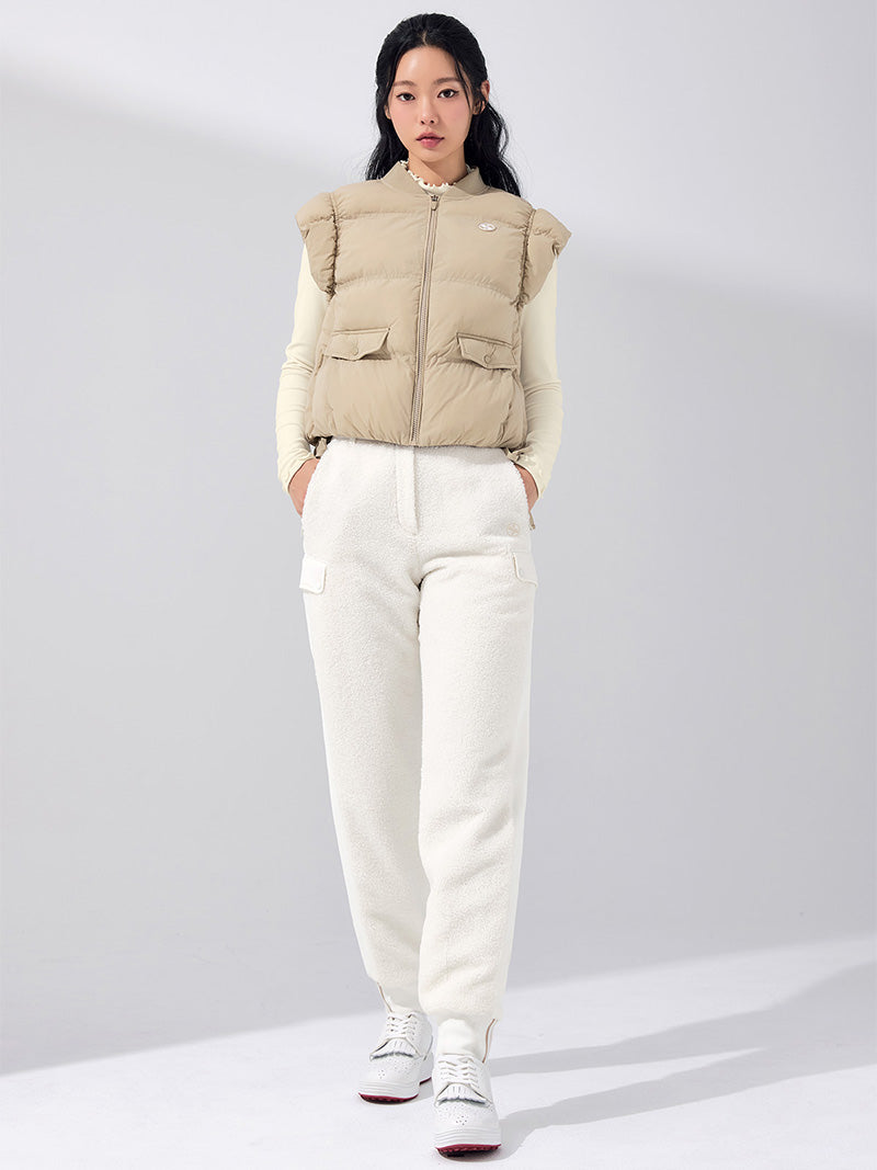 ブークレ 中綿 ミックス ジョガーパンツ