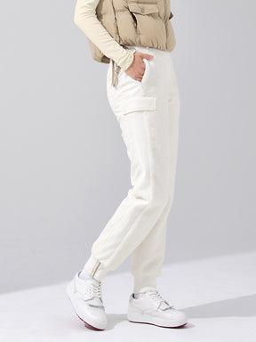 ブークレ 中綿 ミックス ジョガーパンツ