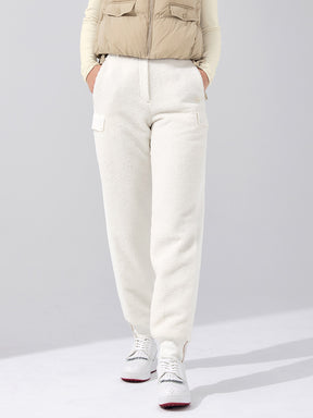 ブークレ 中綿 ミックス ジョガーパンツ