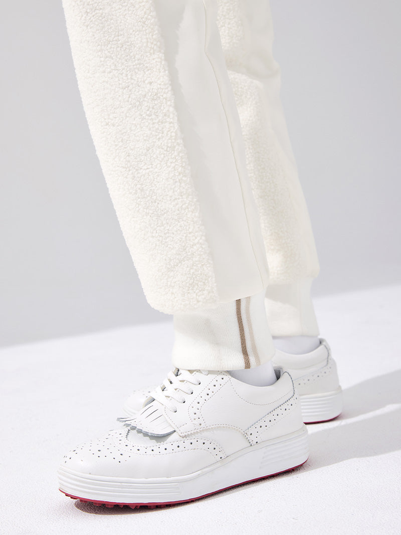 ブークレ 中綿 ミックス ジョガーパンツ