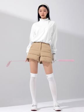 サイドロゴ入り ダウン ショートパンツ