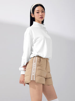 サイドロゴ入り ダウン ショートパンツ