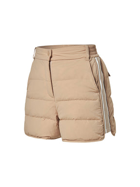 サイドロゴ入り ダウン ショートパンツ