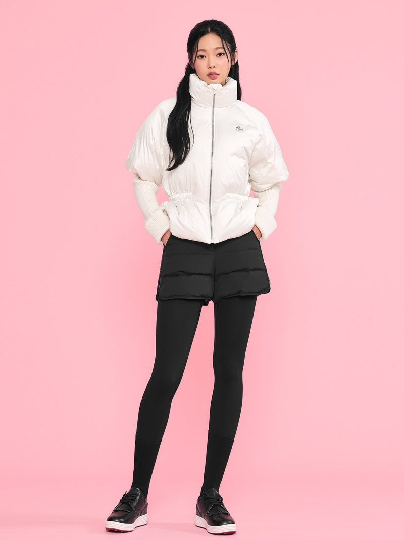 サイドロゴ入り ダウン ショートパンツ