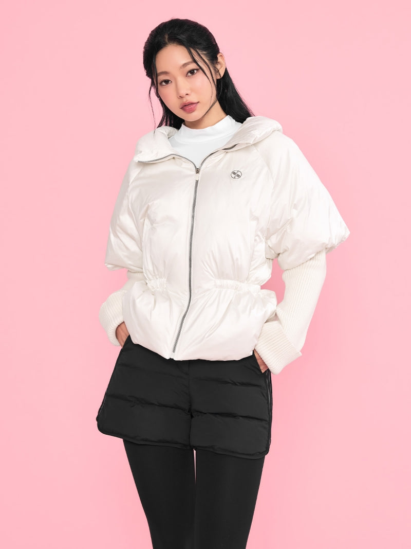 サイドロゴ入り ダウン ショートパンツ