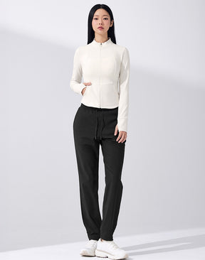 ウォーム トリコット テーパード パンツ