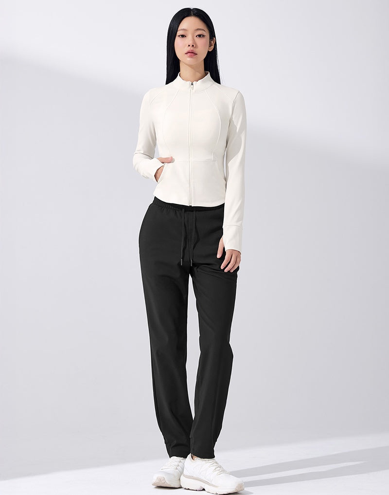 ウォーム トリコット テーパード パンツ