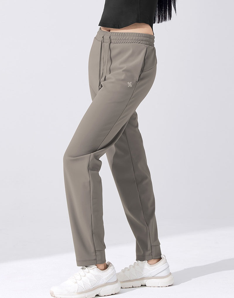 ウォーム トリコット テーパード パンツ