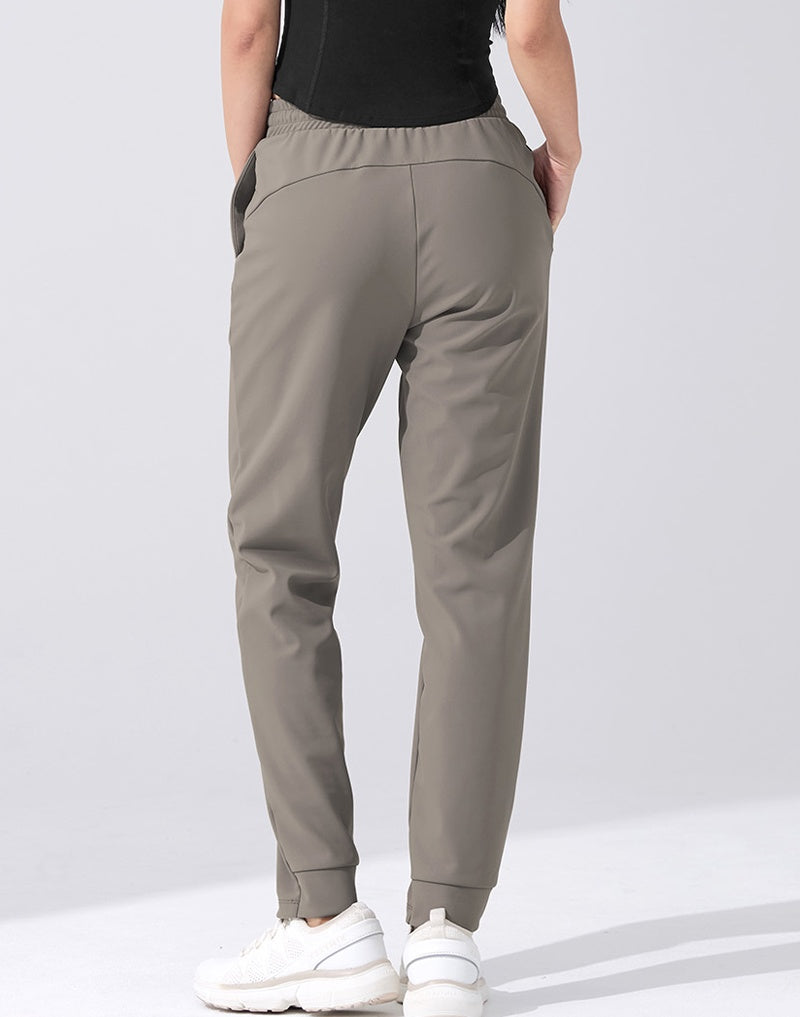 ウォーム トリコット テーパード パンツ