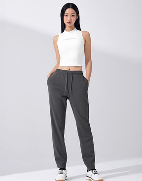 ウォーム トリコット テーパード パンツ