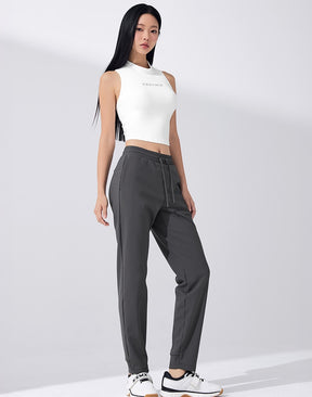 ウォーム トリコット テーパード パンツ