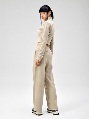 ベロア コーデュロイ ワイドパンツ (単品)