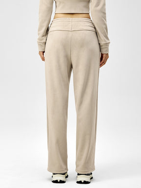 ベロア コーデュロイ ワイドパンツ (単品)