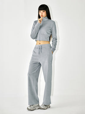 ベロア コーデュロイ ワイドパンツ (単品)