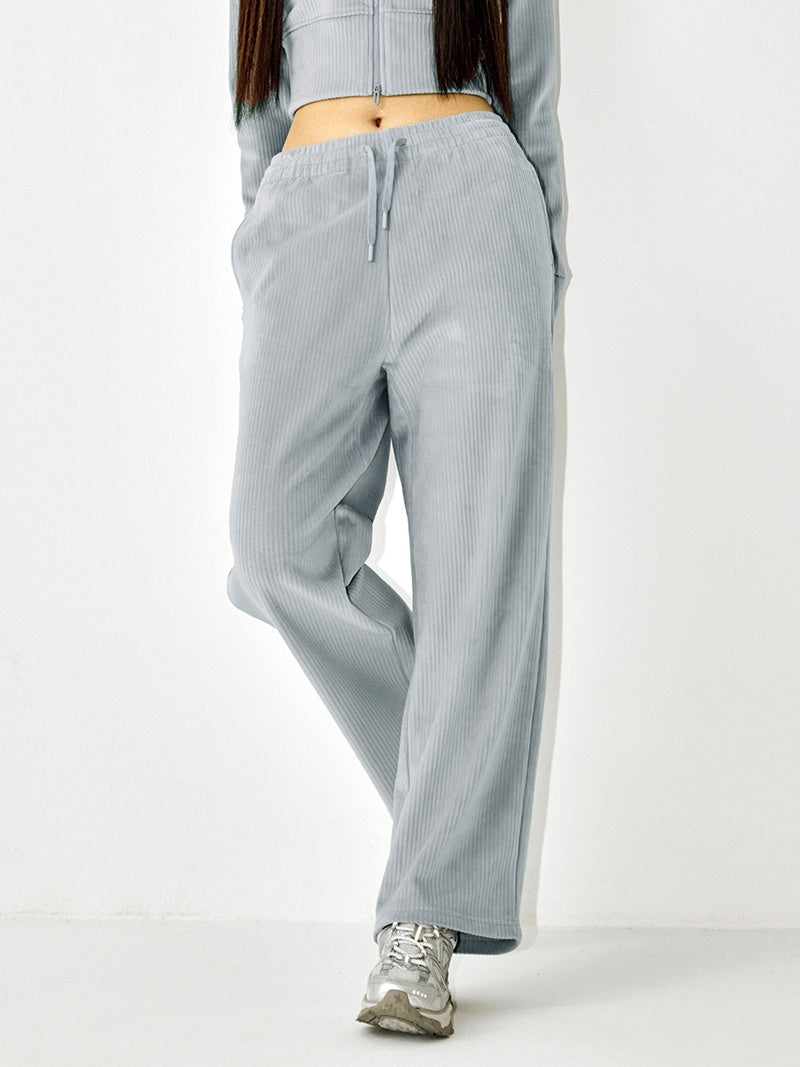 ベロア コーデュロイ ワイドパンツ (単品)