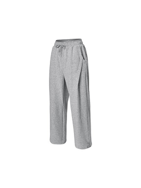 裏起毛 ソフトタッチ タック入り ワイドパンツ (単品)