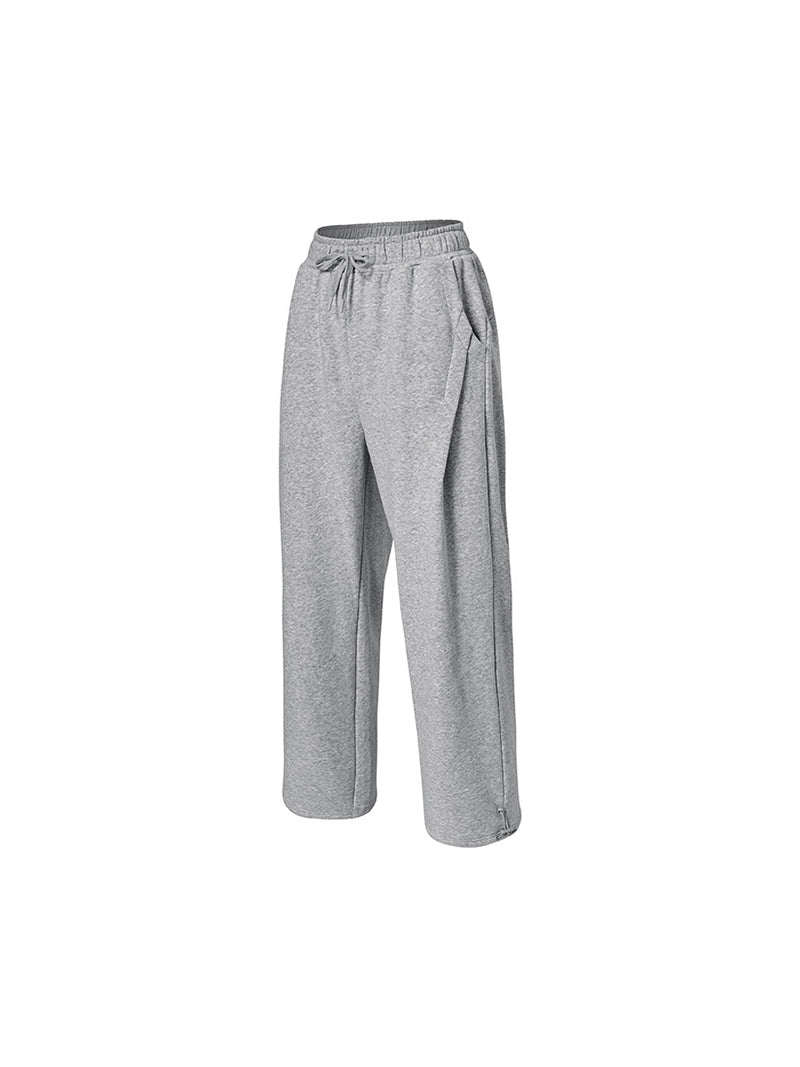 裏起毛 ソフトタッチ タック入り ワイドパンツ (単品)