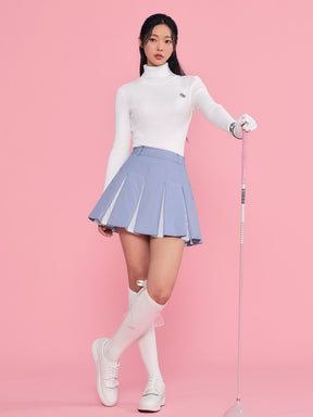 中綿入り プリーツ スカート インナーショーツ付き