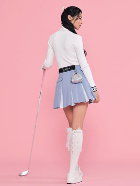 中綿入り プリーツ スカート インナーショーツ付き