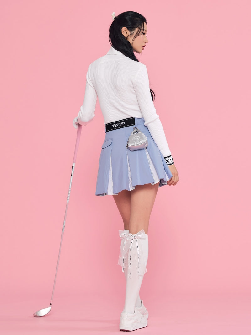 中綿入り プリーツ スカート インナーショーツ付き