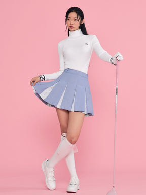 中綿入り プリーツ スカート インナーショーツ付き