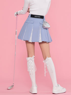 中綿入り プリーツ スカート インナーショーツ付き