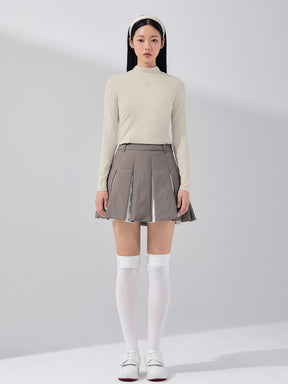 中綿入り プリーツ スカート インナーショーツ付き