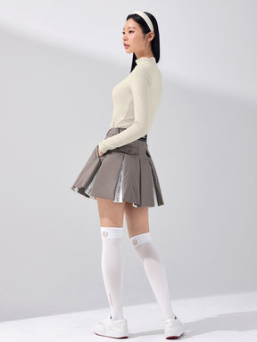 中綿入り プリーツ スカート インナーショーツ付き